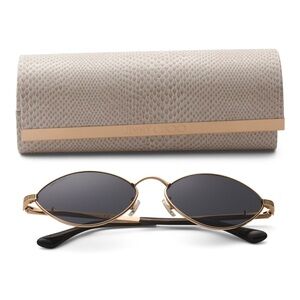Jimmy Choo Gold and Black Sunglasses Chain